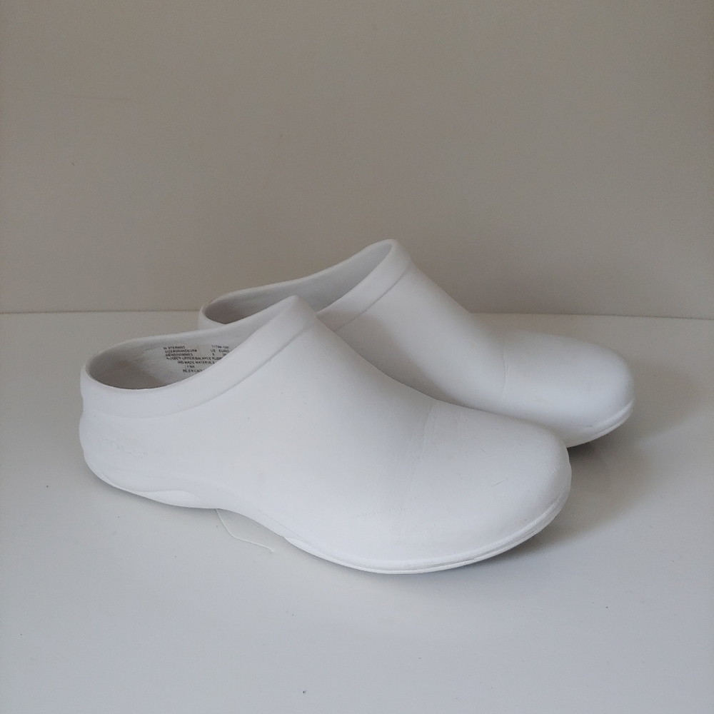 Bogs Stewart Work Clog White Size 8 EU 39